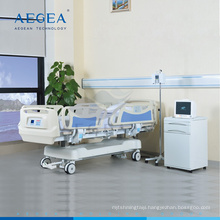 AG-BY009 five functions intensive care equipment hospital 10 part steel bed board electric medical patient bed